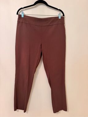 JOE B Joe Benbasset Brown Pull On Stretch Crop Pants XL